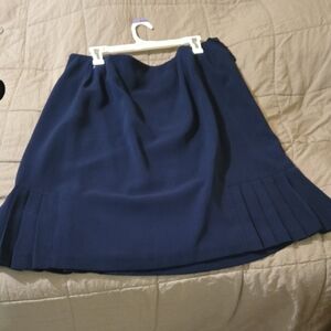 Elegant Navy Blue Skirt